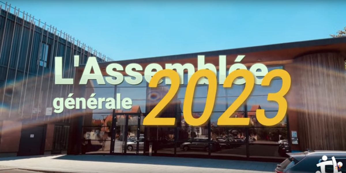 Titre 'L'assemblée générale 2023' EPL devant l'espace Terminus à Truchtersheim