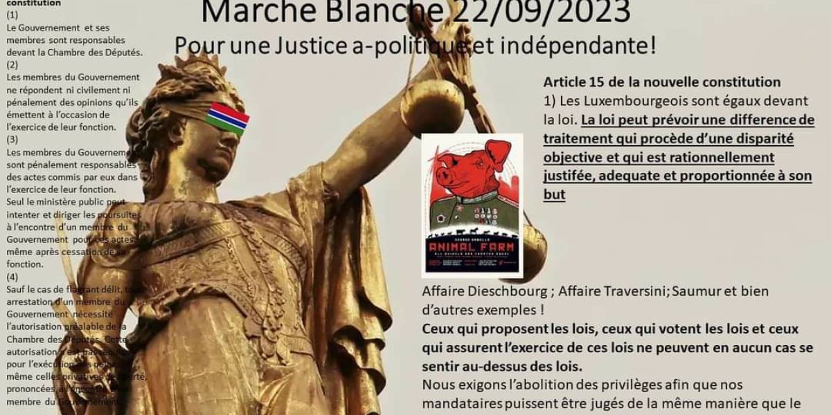 LA MARCHE BLANCHE DU SOUVENIR