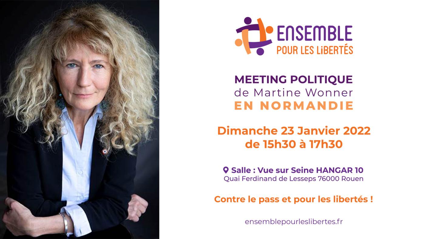 Tract du meeting de Martine Wonner à Rouen