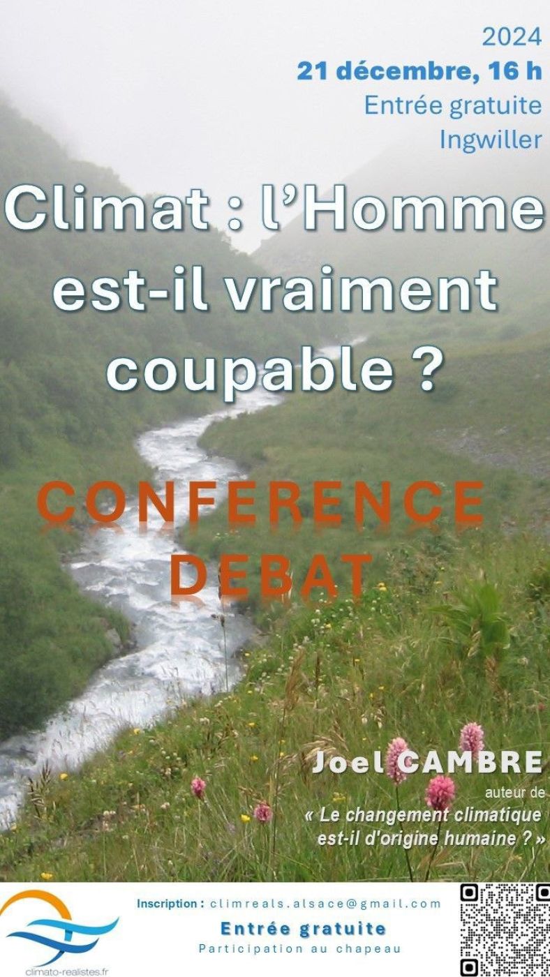conférence-débat Climat:l'homme est-il coupable