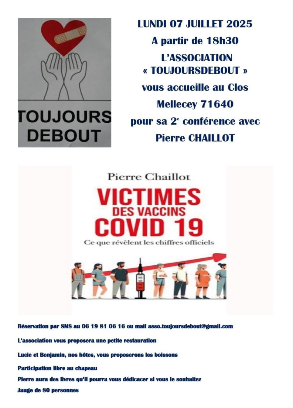 Conférence de Pierre Chaillot à Mellecey 07-07-2025