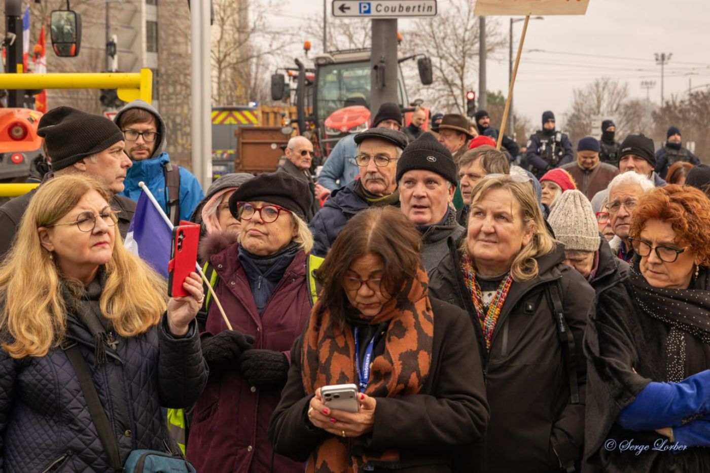 Ensemble pour les Libertés devant le Parlement européen en soutien aux agriculteurs